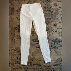 NWOT White Lululemon Align Leggings